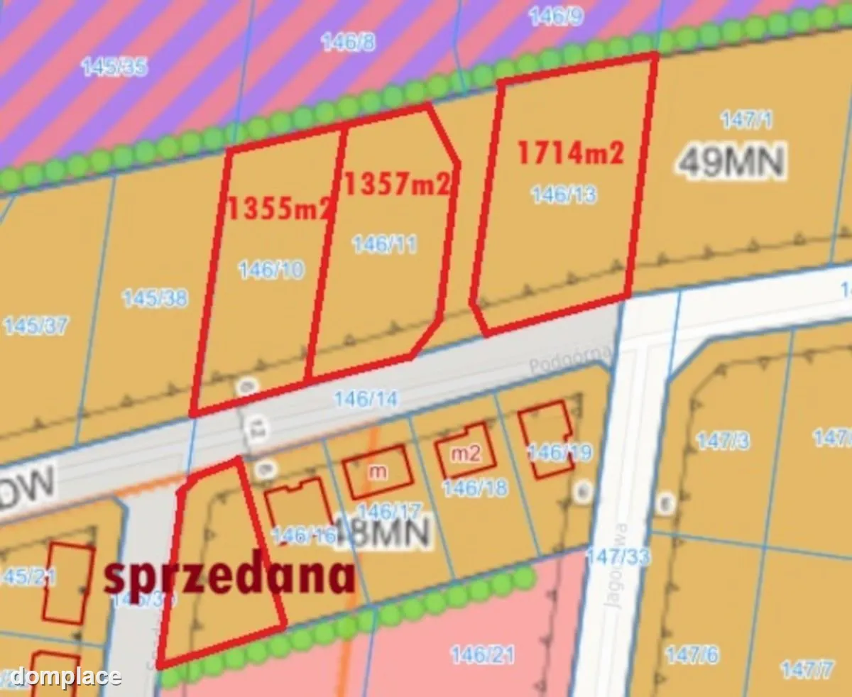 Działki budowlane pod DOM w Biskupicach – MPZP! — zdjęcie 4
