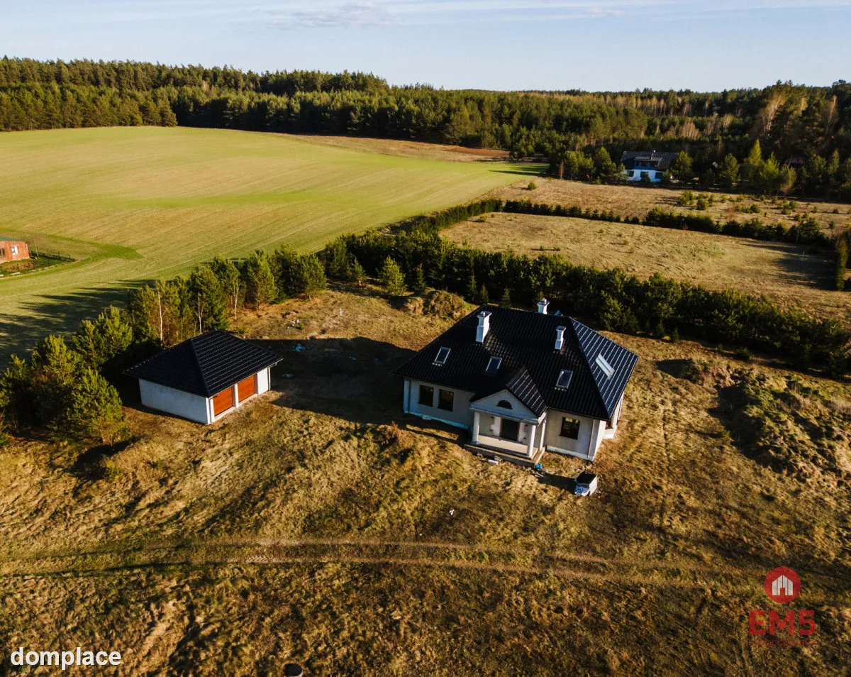 Dom 190 m² w stanie surowym – duża działka 5000 m²